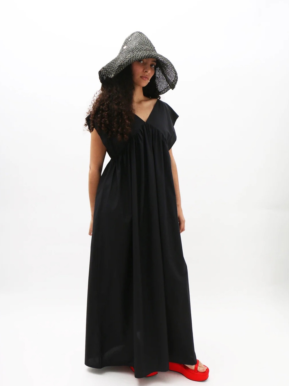 Baserange Cable Maxi Dress - Black